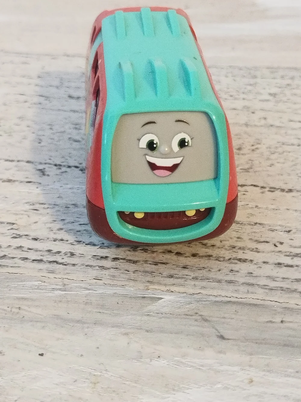 Figurine Thomas Friends Jiff Push Along Train Sodor Cup Racers metal and plastic